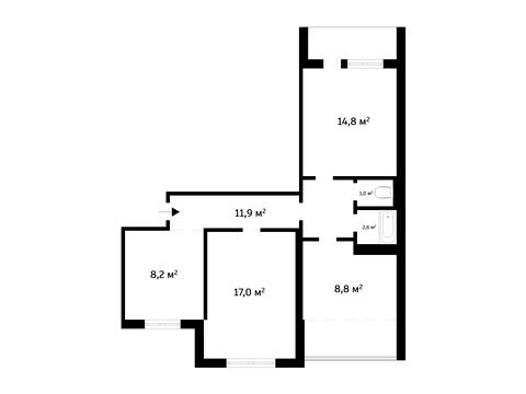 квартира за адресою Миколи Закревського вул., 57