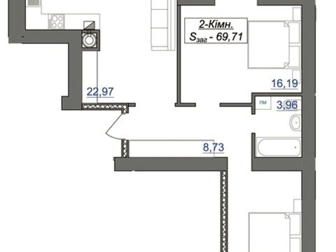 квартира за адресою Ключний пров., (Будинок 2)