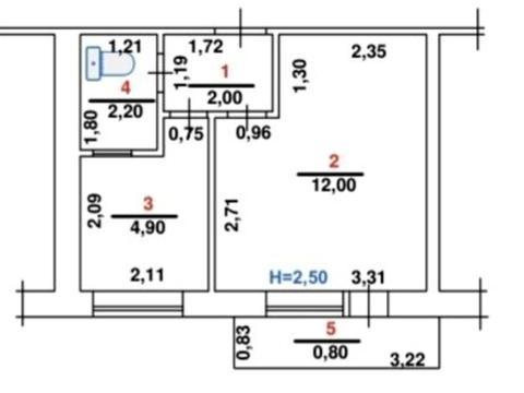 квартира по адресу Гвардейская ул. (Гвардійська), 15/1