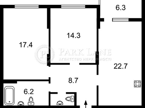 квартира за адресою Київ, Повітряних Сил просп. (Повітрофлотський), 56-Г