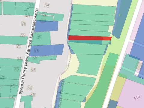 ділянка за адресою Звягельська вул.