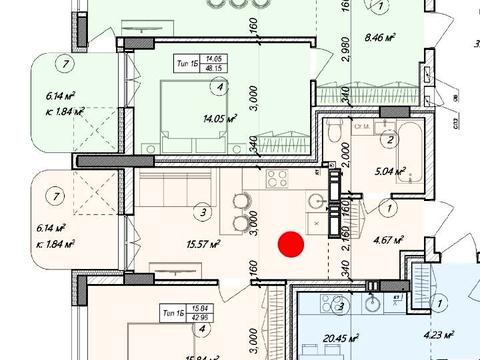 квартира по адресу Електрозаводська ул., 45