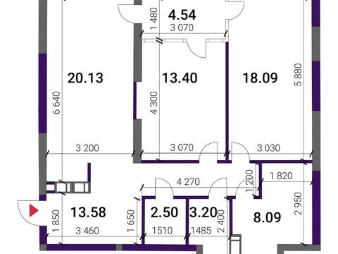 квартира за адресою Причальна вул., 12