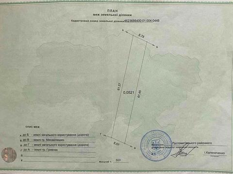 участок по адресу Бічна Франка