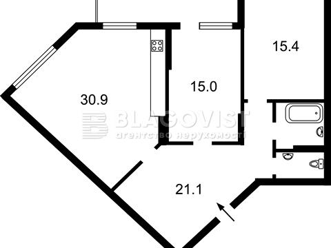 квартира за адресою Живописна вул., 3