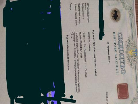 ділянка за адресою 