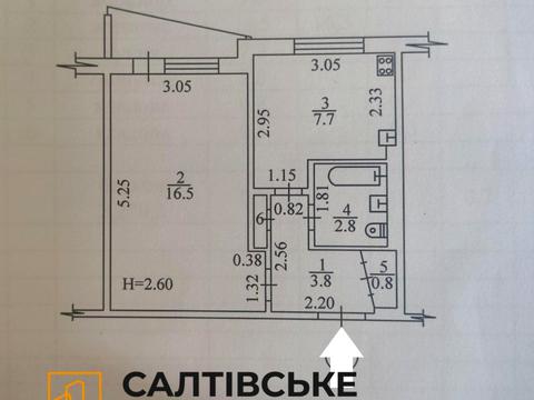 квартира за адресою Харків, Тракторобудівників просп., 160б