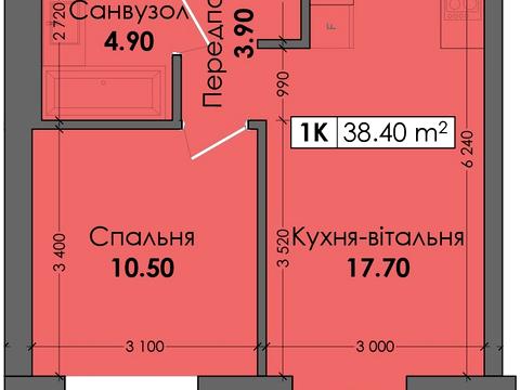 квартира по адресу Капушанская ул., (Будинок А01-2)