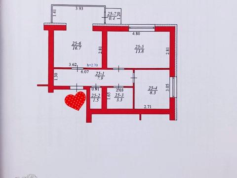 квартира по адресу Леси Украинки ул., 8