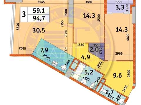 квартира за адресою Берестейський просп. (Перемоги), 11 к1