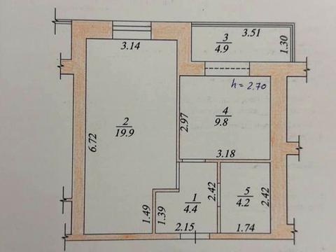 квартира по адресу Леси Украинки ул., 19
