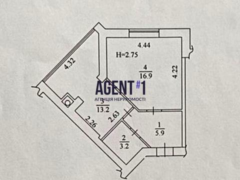 квартира за адресою Садова вул., 1-В к2