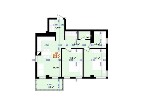 квартира по адресу Селянская ул., 18