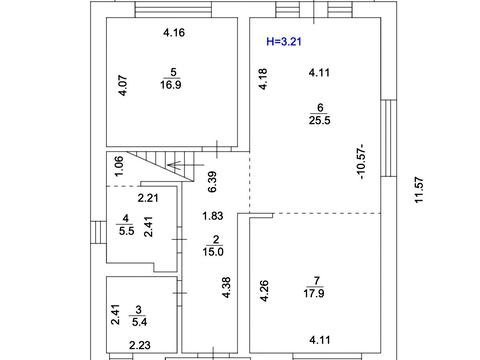 дом по адресу Родниковая ул., 45