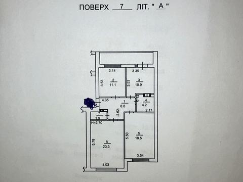 квартира по адресу Леси Украинки ул., 74-А