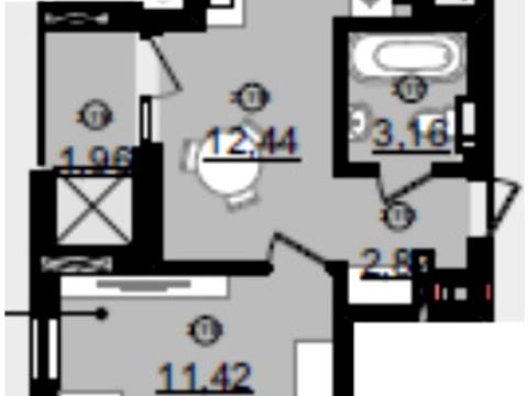 квартира по адресу Гагарина ул. (Юрия Гагарина), (Будинок 1)