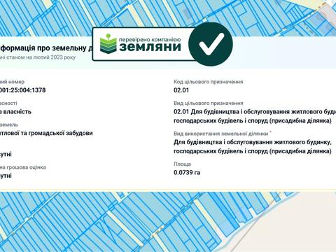 ділянка за адресою 