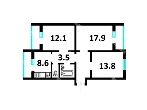 квартира за адресою Оноре де Бальзака вул., 77