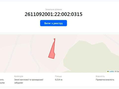 участок по адресу Росіш