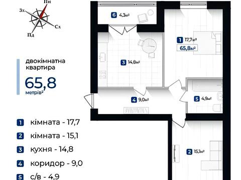 квартира за адресою Олександра Довженка вул., (Будинок 11)