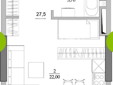 квартира за адресою Спортивна вул., (Будинок 2)