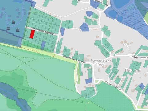 ділянка за адресою Лауреатська вул.