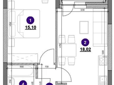 квартира за адресою Повітряних Сил просп. (Повітрофлотський), 56