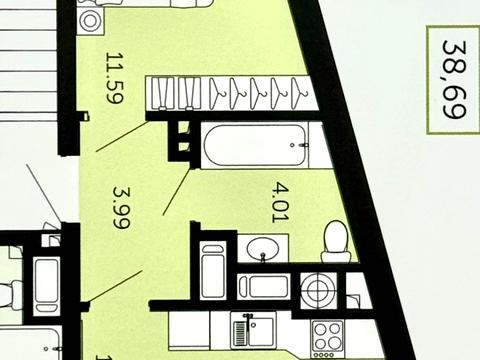 квартира за адресою Василя Щурата вул., (Будинок 1)