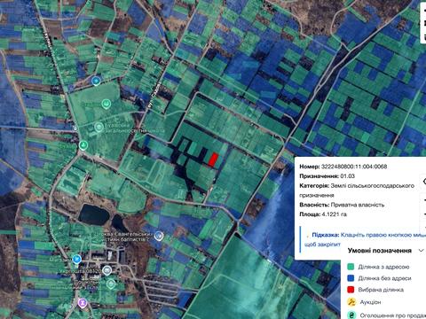 ділянка за адресою Освітня, 73
