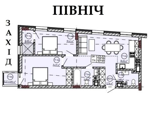 квартира за адресою Пилипа Орлика вул., (Будинок А)