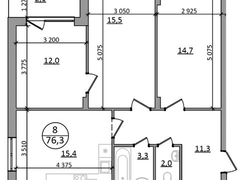 квартира по адресу Львовская ул., (Будинок 8)