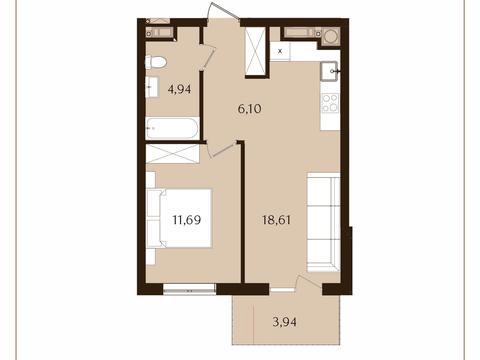 квартира по адресу Зеленая ул., (Будинок 2)