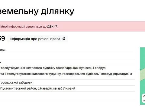ділянка за адресою 