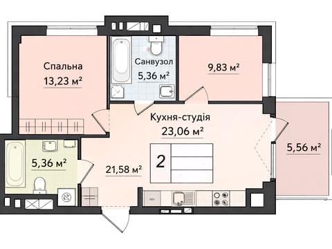 квартира по адресу Збаражская ул., 9