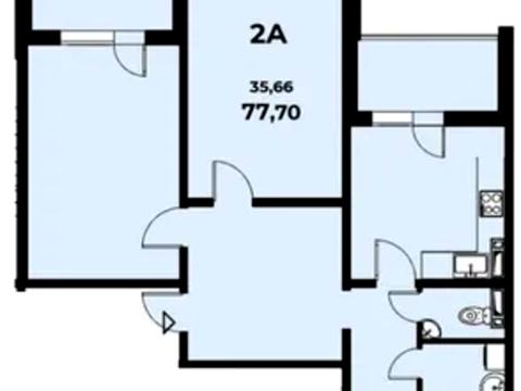 квартира по адресу Балтийский пер., 1