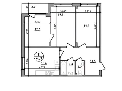 квартира по адресу Львовская ул., (Будинок 8)