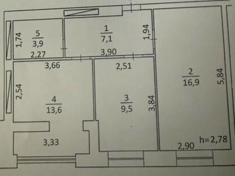 квартира за адресою Академіка Сахарова вул., 5-Є