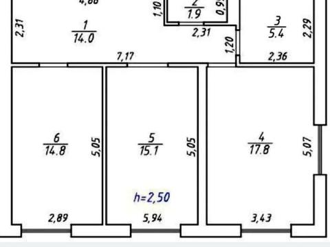 квартира за адресою Рудненська вул. (Білогорська), 8