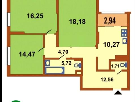 квартира за адресою Гната Хоткевича вул. (Червоногвардійська), 8