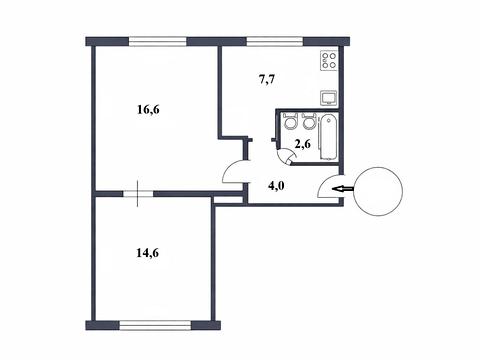 квартира по адресу Даниила Щербаковского ул. (Щербакова), 49-Б