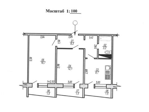 квартира по адресу Днепр, Гагарина просп. (Гагарина), 124