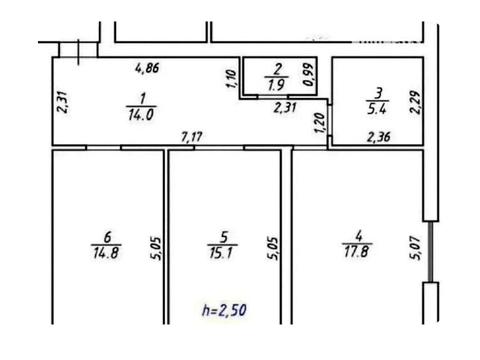 квартира за адресою Рудненська вул. (Білогорська), (3 черга (будинок 1б))