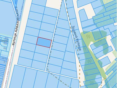 участок по адресу Киевская ул., 1