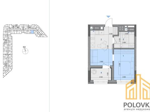 квартира по адресу Бабяка ул., (Будинок 1.3)