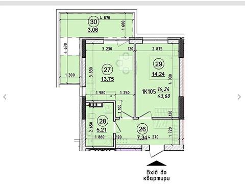 квартира за адресою Мукачівська вул., (Будинок 2)