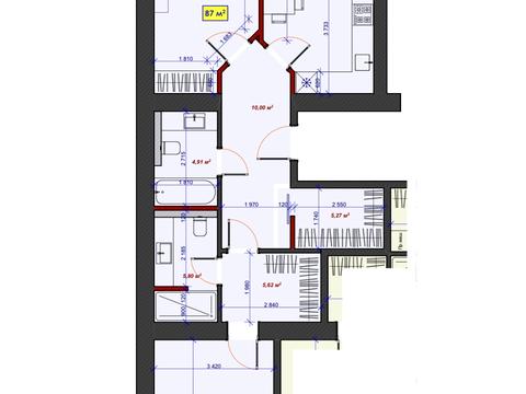 квартира по адресу вул. Митрополита Липківського, 22