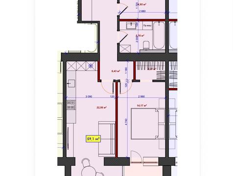 квартира по адресу вул. Митрополита Липківського, 22