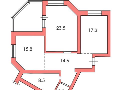 квартира по адресу Софиевская ул. (Пушкіна), 1