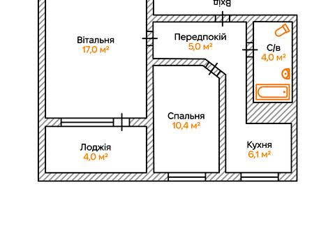 квартира за адресою Романа Шухевича просп. (Генерала Ватутіна), 26-В