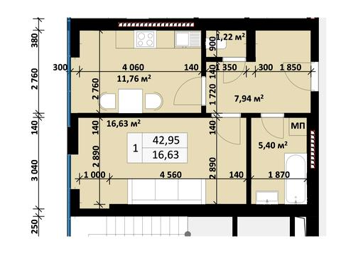квартира за адресою Анатолія Тегзи вул. (Возз'єднання), 19